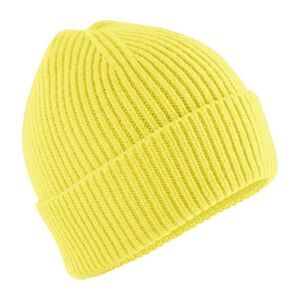 Beechfield Childrens/Kids Fashion Beanie / Lemon